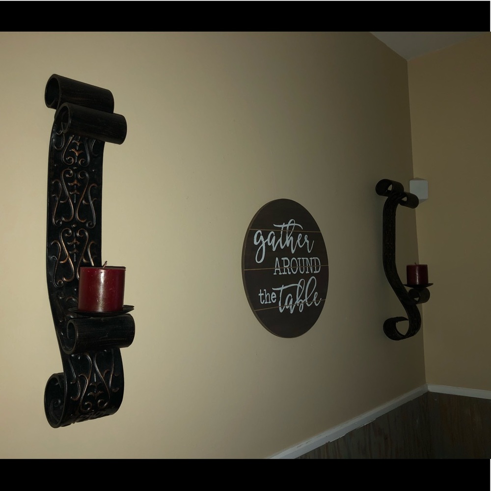2 Wall Candle Holders